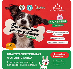 Благотворительная фотовыставка животных